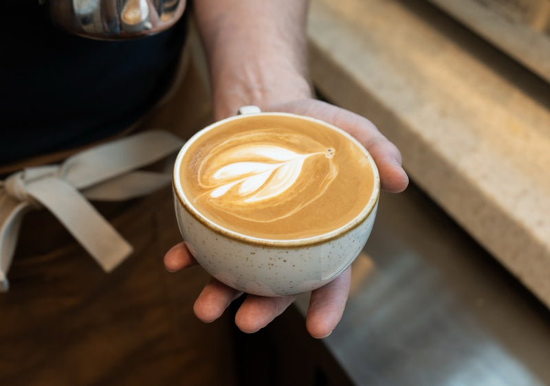 Coffee being crafted